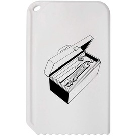 Azeeda 'Toolbox with Hammer and Spanner' Plastic Ice Scraper (IC00043261)