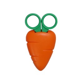 AKOAK 1 Count Paper Scissors, Creative Fruit Scissors and Refrigerator Magnets are the Home Decorations for Students/Children (Carrot)