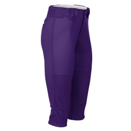 Boombah Women's Hypertech Series Fastpitch Solid Pant Purple - Size Waist 26" (Inseam 19")