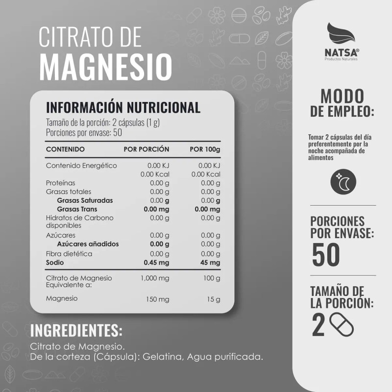 Pack Citratos Citrato Magnesio Potasio 100 Cápsulas Duo Dinamico Duerme