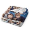 Super Soft Stray Flannel Throw Hyunjin Bangchan Felix Blanket Kids