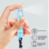 SHEEAST Mini Spray Bottle with Keychain 4pcs Mini Empty Refillable