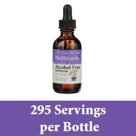 NuNaturals NuStevia Sugar-Free, Natural Stevia Sweetener, 16 Ounce, mint chocolate syrup