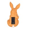 Solar Rabbit Statue Cute Handpainted Resin Bunny Statue Decor Rabbit