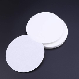 Operitacx Discs Filter Paper 200pcs School Science Laboratory Equipment Glass Fiber Paper Round Glass Filtration Paper Engine White Cellulose Filter Paper