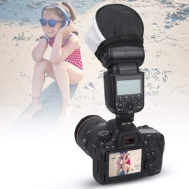 Difusor de flash de cámara Material reflectante duradero útil Difusor de caja de luz para cámara Difusor de caja de luz Speedlite ligero portátil universal para flash de cámara Luces de velocidad de l