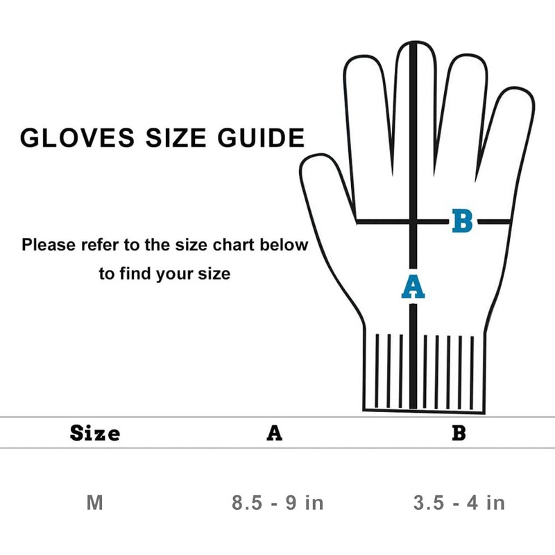 Cut Resistant Gloves - Grade 5 Food Grade HPPE Material,