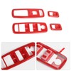 JeCar Window Lift Switch Cover Interior Button Trim Kit for