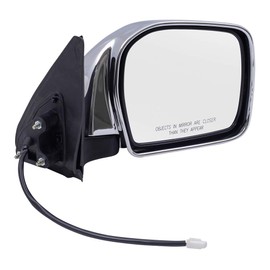 Brock Replacement Driver and Passenger Power Side View Mirrors with Chrome Compatible with 00-04 Tacoma Pickup Truck 87940-35751 87910-35840