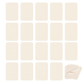 20 Pieces Pre Cut Chamois Cloth Clay Pottery Tools Super Soft Trimming Mud Chamois Leather Pottery Tool Kit for Smoothing Rim Ceramic Clay Trimming (3.94 x 2.76 Inch)