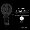 Treva 5 Inch Battery Powered Clip Slim and Portable Cooling
