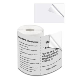 4 in x 10 ft Pool Patch Repair Kit, Air Mattress Patch Kit Heavy Duty, Bounce House Patch Kit, Pool Patches for Above Ground Pools, Tents, Canvas, Pool Liner, Air Bed, Vinyl Inflatable Toys