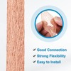 MECCANIXITY 3Pcs Braided Ground Strap 12" x 0.4" Copper Universal