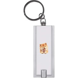 Azeeda 'Cute Akita Dog ' Keyring LED Torch (KT00043114)