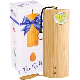 Koshi Wind Chime Made of Bamboo Veneer Aria | Air with Gift Box | Gift Box Wind Chimes