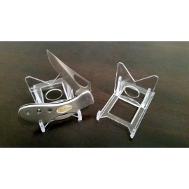 BCW *12 Adjustable 2" Display Stand Easel Pocket Knife Knives Lighters Watches Watch