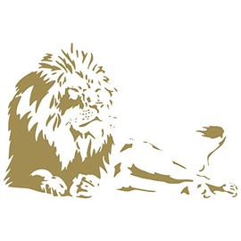 34"x24" Lion Mural Art Wall Decal Sticker Color Choices King of The Jungle Wall Decal Sticker Art Mural Home Décor Quote