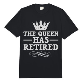 Cool Retirement Gift for Women Retiree Queen Has Retired Comfort Colors Adult Heavyweight T-Shirt