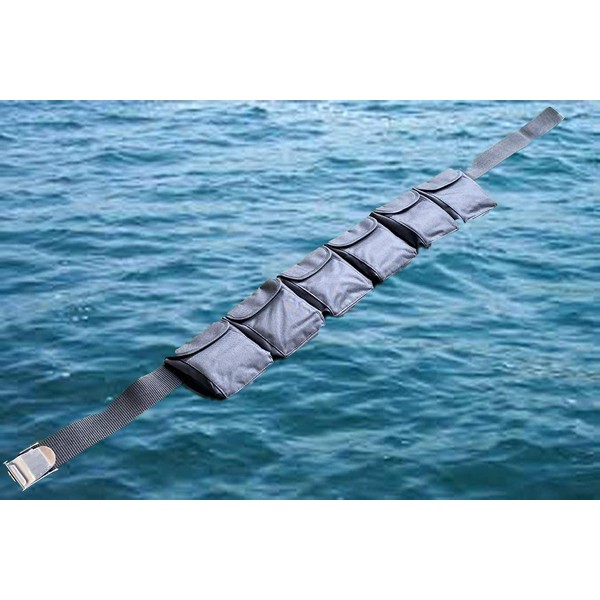 AKM-Diving pocket weight belts (Black, large)