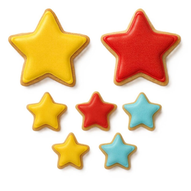 Galaxy Solar System Astronomy Cookie Cutter 7 Piece Set from