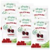 Simple Mixes Natural Gelatin Dessert, Cherry, Healthy Snack, Dye-Free, No
