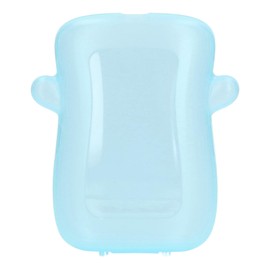 Squeeze Proof Baby Food Pouch Holder, Prevent Squeeze and Mess, Reusable, Food Safe, Easy to Use, for Babies Toddlers Kids (Blue)