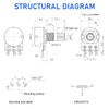 10 Sets 500K Ohm Potentiometer, WH148 Single Joint Potentiometer with