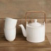 ASA Selection - Linna Tea Pot Piqué White with Strainer,