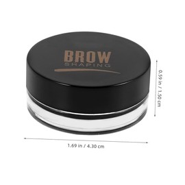 Gel de Agua Cepillo Resistente con Negro Plástico para Cejas