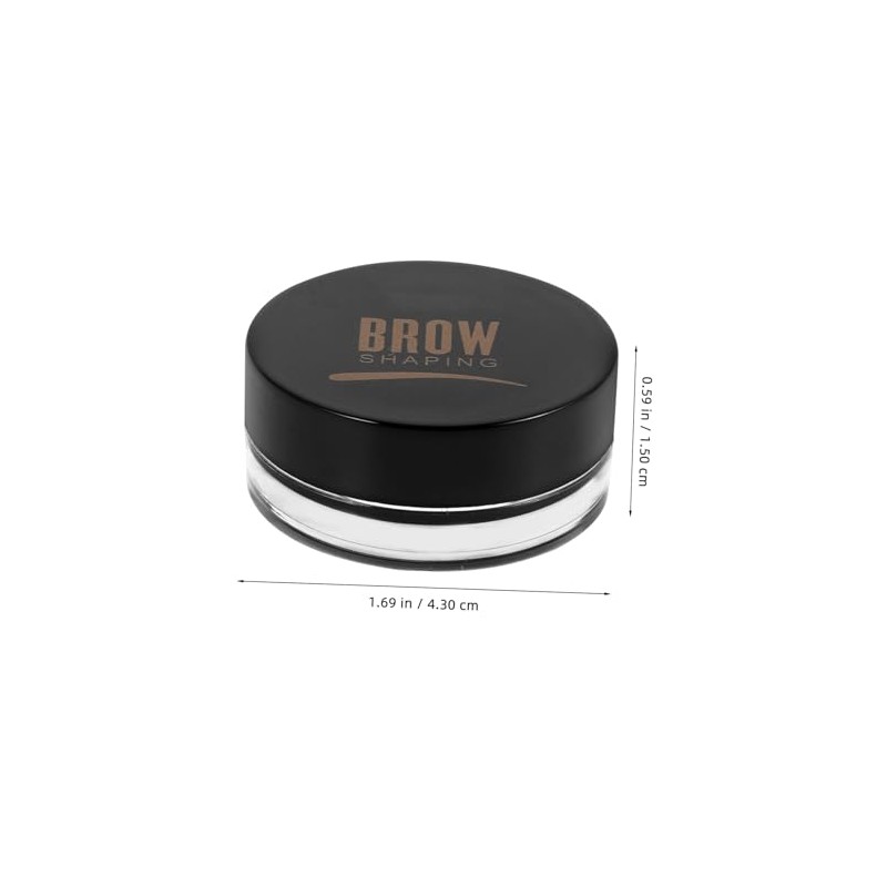 Gel de Agua Cepillo Resistente con Negro Plástico para Cejas