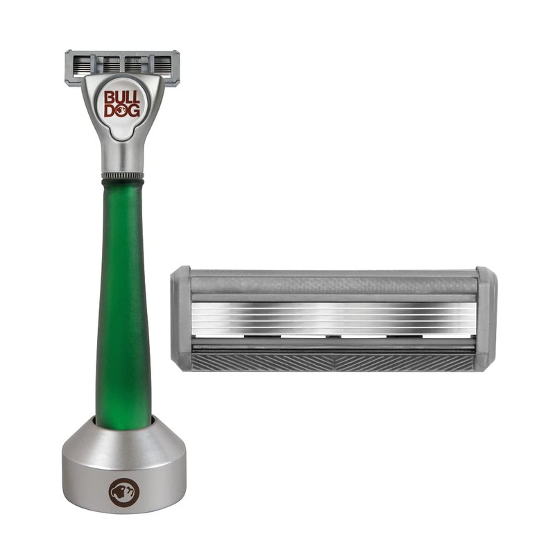 Bulldog Original Glass Holder with Blade 5 Blades