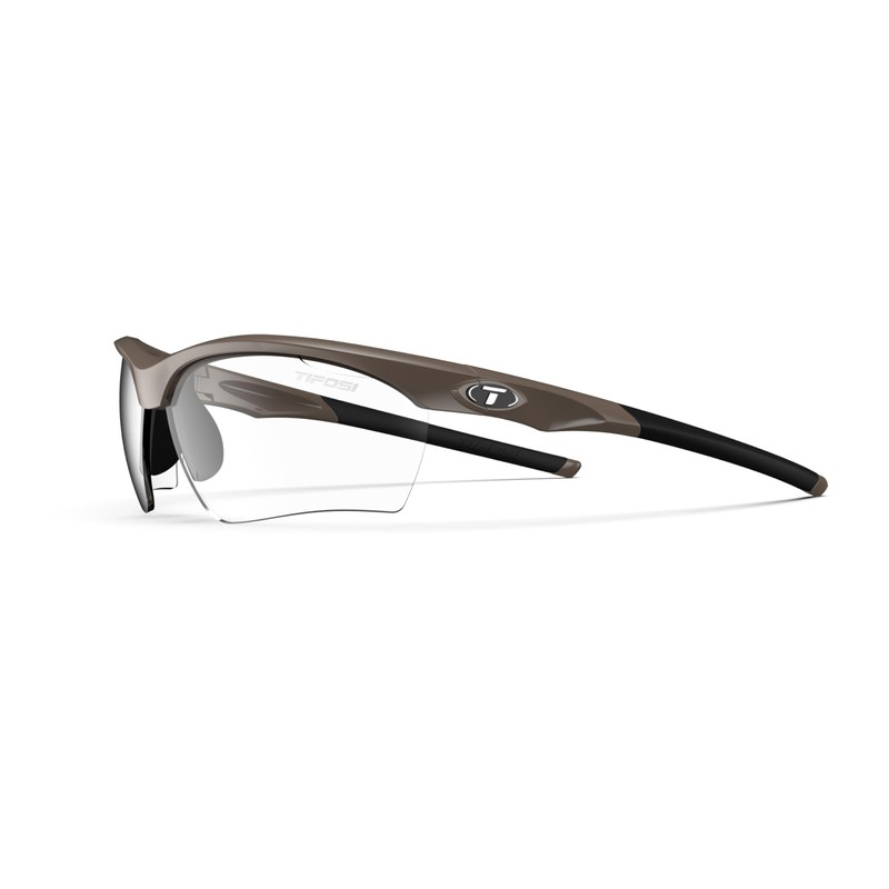 Tifosi Vero Sunglasses (Iron, Clear Lens)