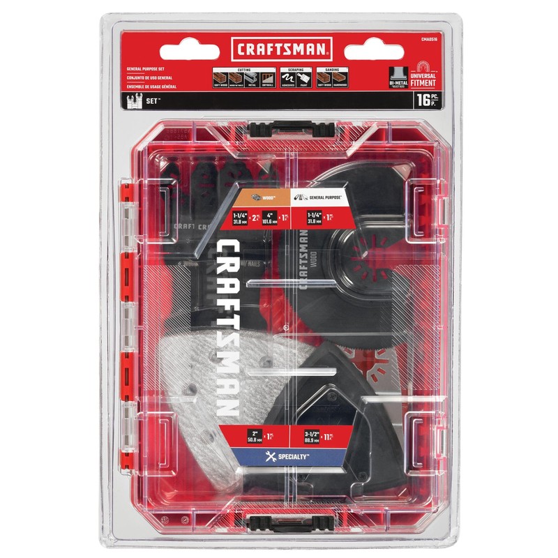 CRAFTSMAN General Purpose Oscillating Tool Set with Case (CMAO516)