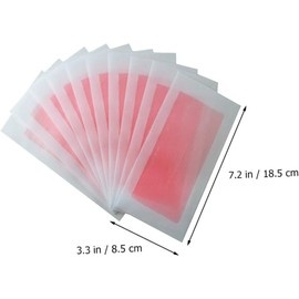 Bandas Depilatorias Corporales y Tiras de Cera No Tejida 20 Piezas para Depilación Facial y Corporal, Adhesión Fuerte, Calmante para Sensible, Uso Unisex para Depilación en Casa