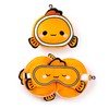 Puckator Reisekissen mit Relaxeazzz Maske - Finley der Clownfisch