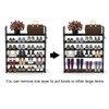 Hsscblet 6 Tiers Metal Shoe Rack,Adjustable Shoe Shelf Storage Organizer