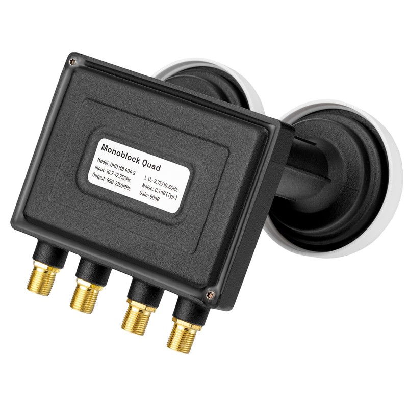 hb-digital Monoblock Quad LNB UHD MB 404 S LNC |