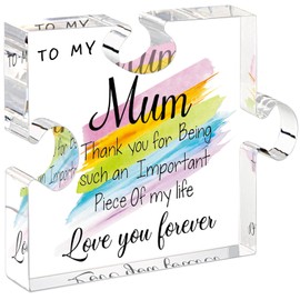 Tillskuch Gifts for Mom Cute Acrylic Keepsake Cool Birthday, Christmas, Mothers Day, Retirement Gifts Ideas Presents for Mum from Daughter Son Mother Gifts