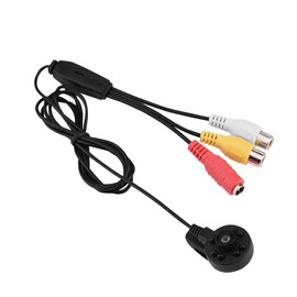 VBESTLIFE Security Camera, HD 170° Wide Angle Camera IR Infrared Camera with 8 IR LEDs FPV Micro PAL Audio and Video Camera