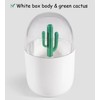 AKOAK 1 Pack Empty Four Season Plant Toothpick Box/Animal Cotton