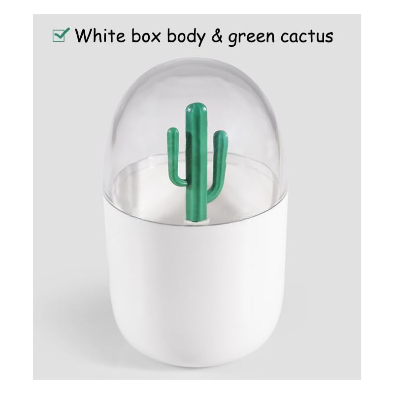 AKOAK 1 Pack Empty Four Season Plant Toothpick Box/Animal Cotton