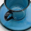 Utsuwa Roan Mino Ware Higashiyama Kiln "Turkish Blue" Coffee Cup