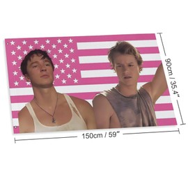 3x5 Ft Outdoor Indoor JJ Star Maybank and Rafe flag,Pink Maybank Poster flags Tapestry Banner for Bedroom Living room dorm wall Decorations