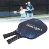 2Pcs Pickle Ball Paddles Durable Carbon PE Comfortable Grip Light