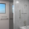 HEALTHCRAFT (2X Pack) Wave Decorative Grab Bars, ADA Compliant Bathroom