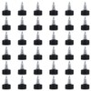 OLYCRAFT 36pcs Squeeze Bottle Cap 24/410 Natural Twist Top Caps
