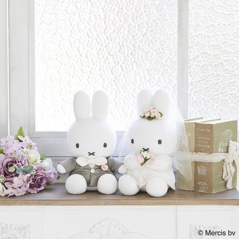 Sekiguchi Miffy Wedding Doll, Western Costume, Plush Set, Wedding Anniversary