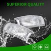 Clear Tail Light Assembly Compatible with 1999-2002 Silverado 1500 2500/1999-2007