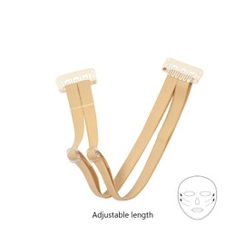 YTBYT Facelift Bands with Clips - Invisible Stretching Lifting Straps, Adjustable Elastic Slimming Bands (24cm Blonde Double)