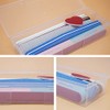 Clear Nail Tool Storage Box with Labels - 12 Piece
